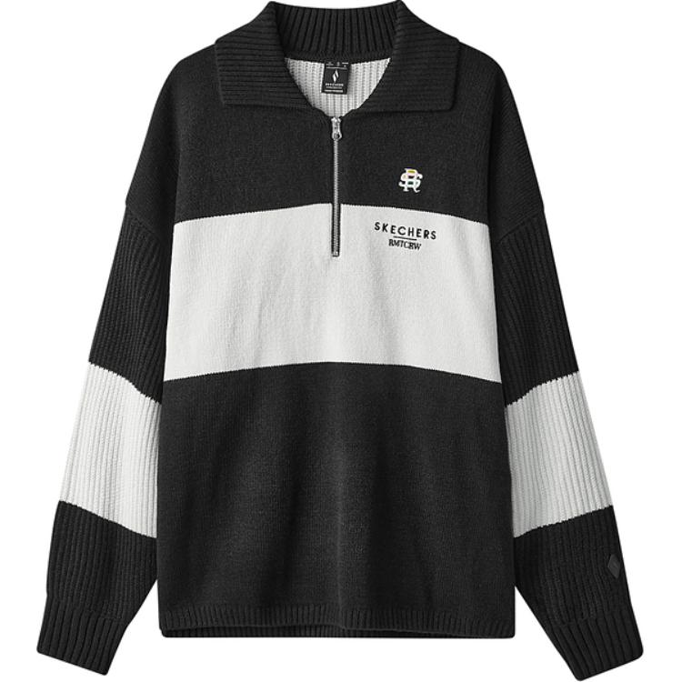 Skechers Romantic Crown Collab Unisex Casual Comfort Sweatshirt - Black Agate L424U120-01A5