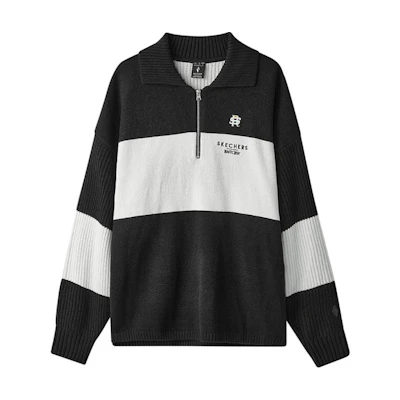 Skechers Romantic Crown Collab Unisex Casual Comfort Sweatshirt - Black Agate L424U120-01A5