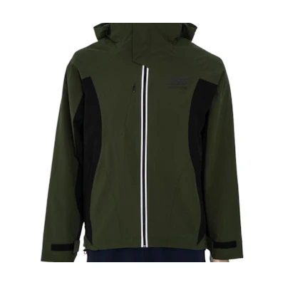 Skechers SpongeBob Hooded Jacket Windproof Water-Resistant Green/Black Mens M231JA01O