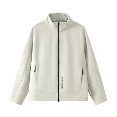 Skechers Yatzan Series Unisex Full-Zip Windproof Waterproof Coach Jacket - Grey L424U304-00KV