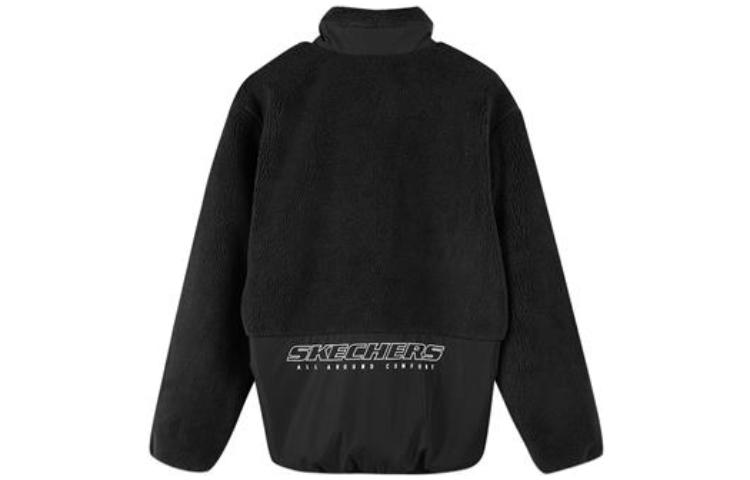 Skechers Zip-Up Stand Collar Jacket with Logo Print and Pocket Design L422M156 圖 7