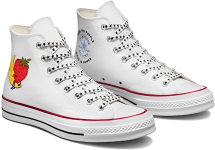 스카이 하이 팜 워크웨어 x 컨버스 척 70 하이 '스트로베리 문 - 화이트' A03328C Lookbook 스카이 하이 팜 워크웨어 x 컨버스 척 70 하이 '스트로베리 문 - 화이트' A03328C