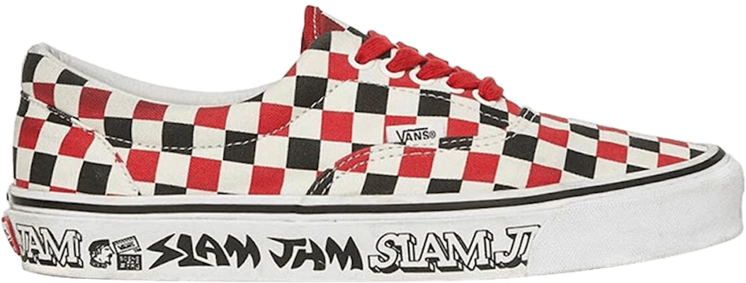 Slam Jam Socialism x Vans OG Era LX 'Cuadros Rojo Negro' VA3CXNRVK1 Buy Slam Jam Socialism x Vans OG Era LX 'Cuadros Rojo Negro' VA3CXNRVK1