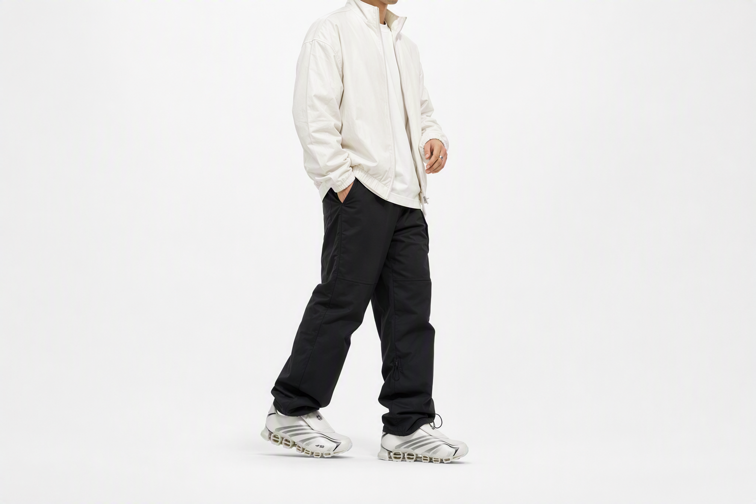 Order Slam Jam × adidas Originals F50 Megaride 雲白色運動鞋 JR2200