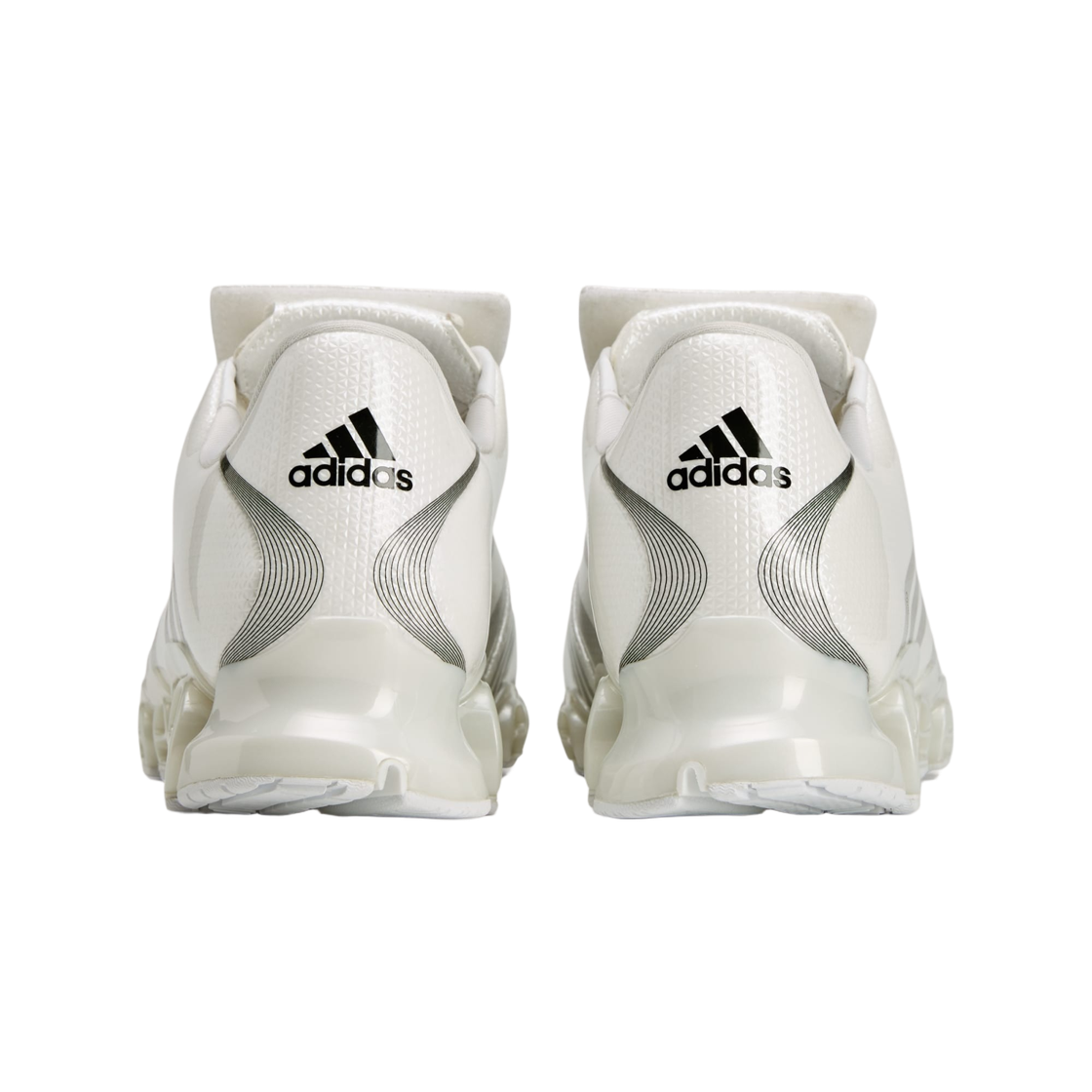 Shop Slam Jam × adidas Originals F50 Megaride 雲白色運動鞋 JR2200