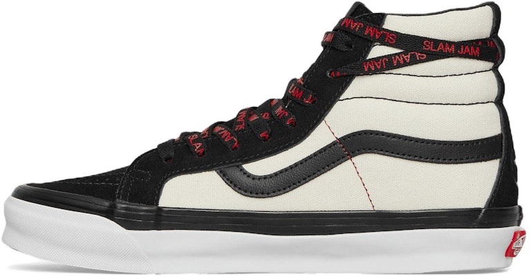 Vans SK8-Hi OG LX x Slam Jam 'Hitam Putih' VN0A4BVBIWV Buy Vans SK8-Hi OG LX x Slam Jam 'Hitam Putih' VN0A4BVBIWV
