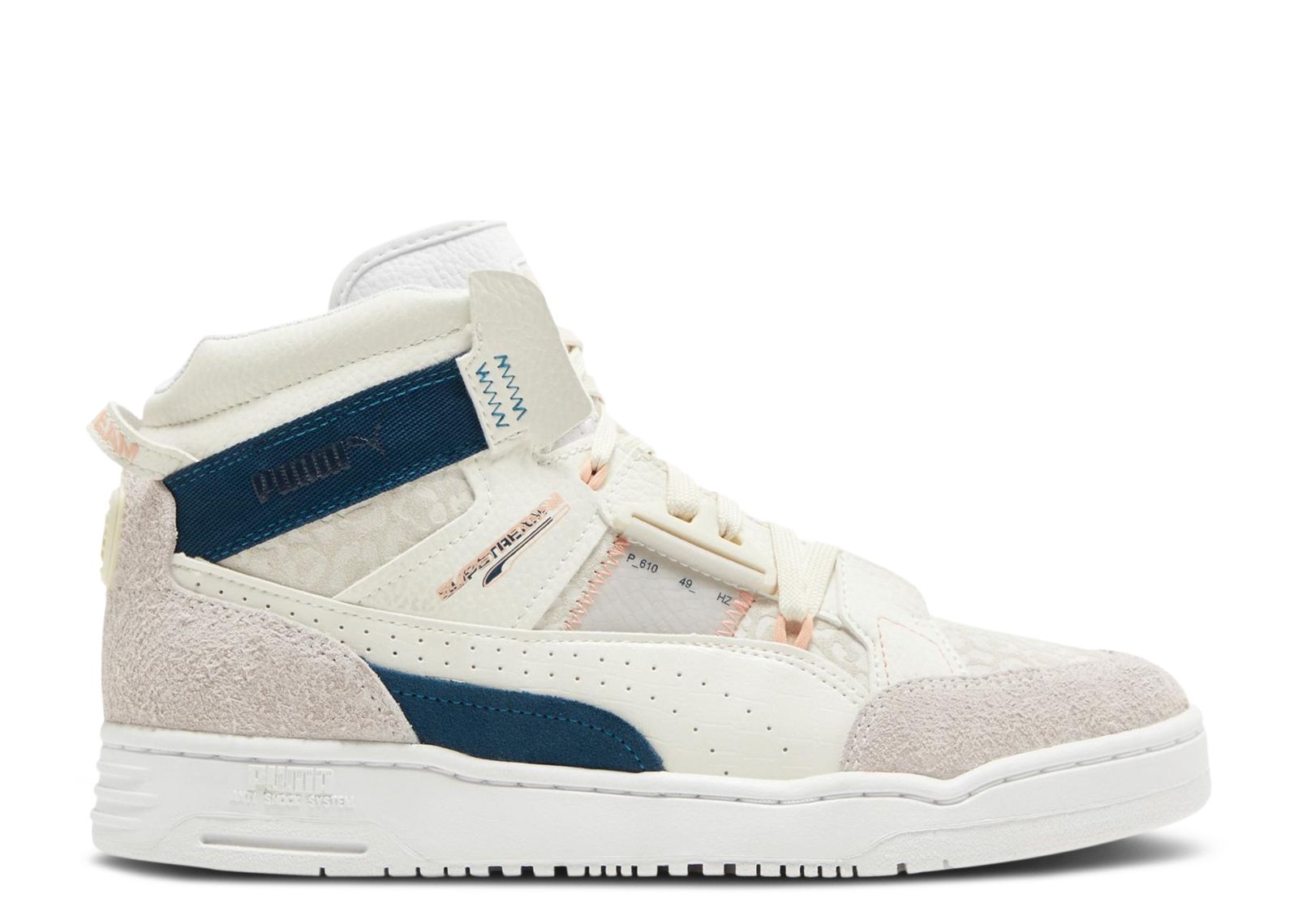Slipstream Mid 'Mutation Beast - Ivory Glow Intense Blue' Sample 381778-01-S