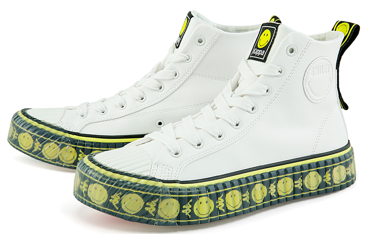 Kappa Smiley Canvas Sneakers 'White Chain Logo' 圖 5