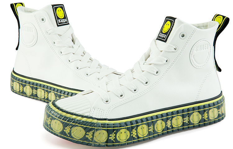 Kappa Smiley Canvas Sneakers 'White Chain Logo' 圖 6