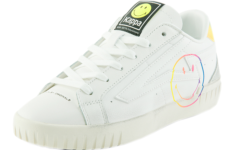 Order Kappa SMILEY ローカット カジュアル白レザー KPCBECC83C-012