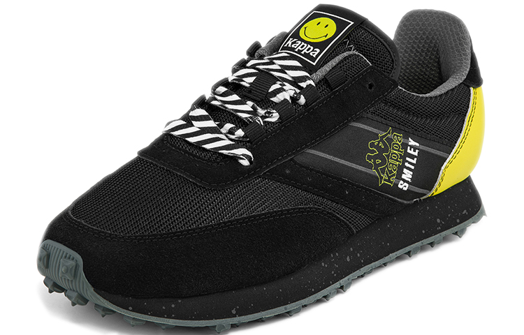 Kappa Smiley Retro Sneakers 'Black Yellow' 圖 2