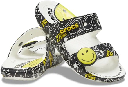 SmileyWorld x Crocs 经典凉鞋 '黑白' 207207-94S Lookbook SmileyWorld x Crocs 经典凉鞋 '黑白' 207207-94S