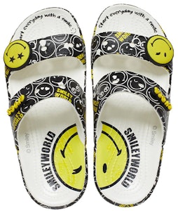 SmileyWorld x Crocs 经典凉鞋 '黑白' 207207-94S Shop SmileyWorld x Crocs 经典凉鞋 '黑白' 207207-94S