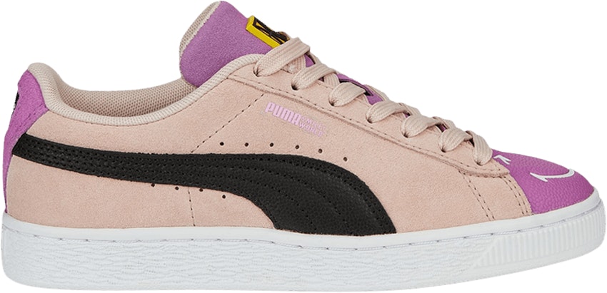 Grade School SmileyWorld x Puma Suede Rose Quartz Mauve Pop
