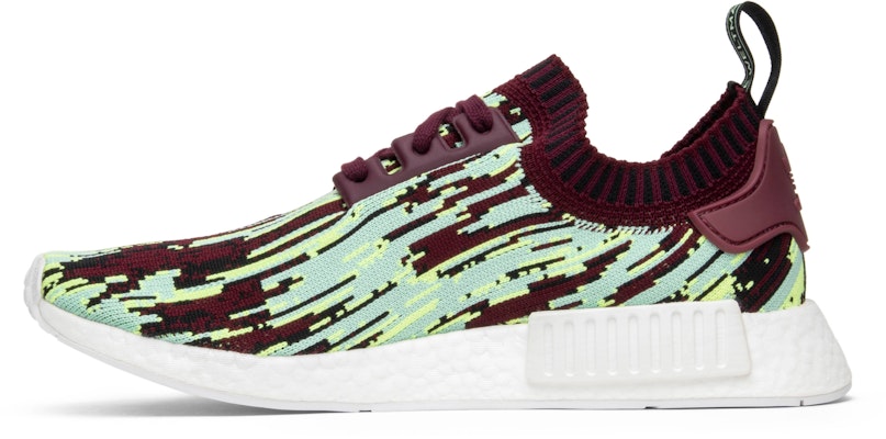 Sneakersnstuff x adidas NMD_R1 PK 'Datamosh 2.0 Maroon Bush Green' DB2843 Lookbook Sneakersnstuff x adidas NMD_R1 PK 'Datamosh 2.0 Maroon Bush Green' DB2843