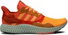 Sneakersnstuff x adidas ZX 4000 4D 'Sunrise' Kasut Sneaker Lelaki FV5524