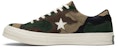 Sneakersnstuff x Converse One Star 'Camo' Kasut Lelaki Corak Tentera 161406C