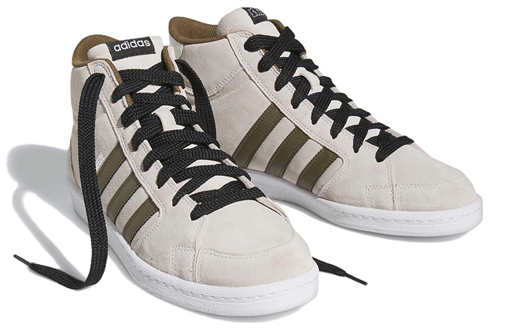 Lookbook Sneeze x adidas Superskate 'Cloud White Trace Olive' Putih Zaitun. IF2704