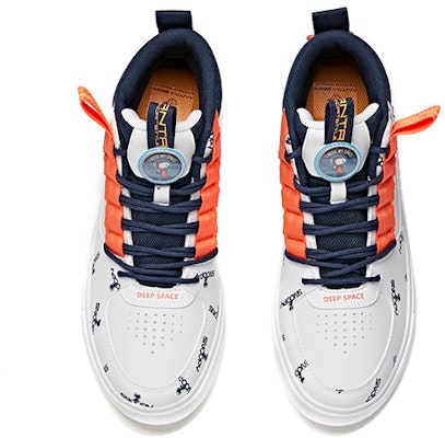 Anta x SNOOPY Skate Shoes 'White Navy Orange' 912128017-1 Lookbook Anta x SNOOPY Skate Shoes 'White Navy Orange' 912128017-1
