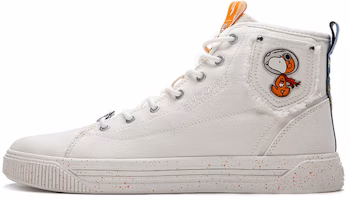 Anta x SNOOPY High Top Canvas Shoes 'White' 912138604-1 Anta x SNOOPY High Top Canvas Shoes 'White' 912138604-1