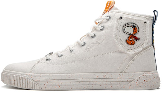 安踏 x 史努比高帮帆布鞋 '白色' 912138604-1 Buy 安踏 x 史努比高帮帆布鞋 '白色' 912138604-1