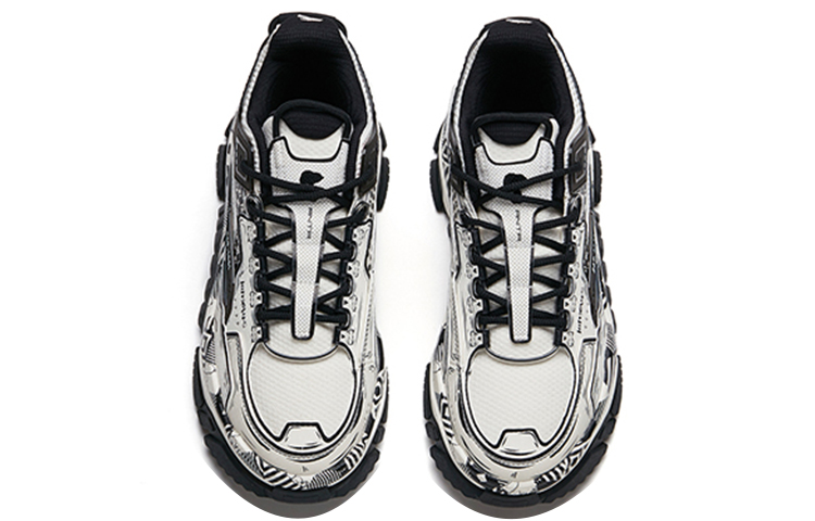 Shop Anta SNOOPY x Low 'Negro Blanco' 912118026-6