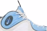 Order Social Status x Nike Air Penny 2 "Bone/University Blue" dalam warna Biru Tulang. DM9132-100