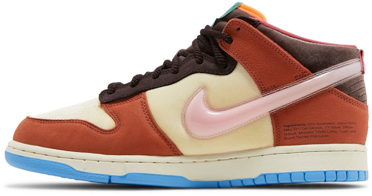 Social Status x Nike Dunk Mid 'Chocolate Milk' DJ1173-700 Lookbook Social Status x Nike Dunk Mid 'Chocolate Milk' DJ1173-700