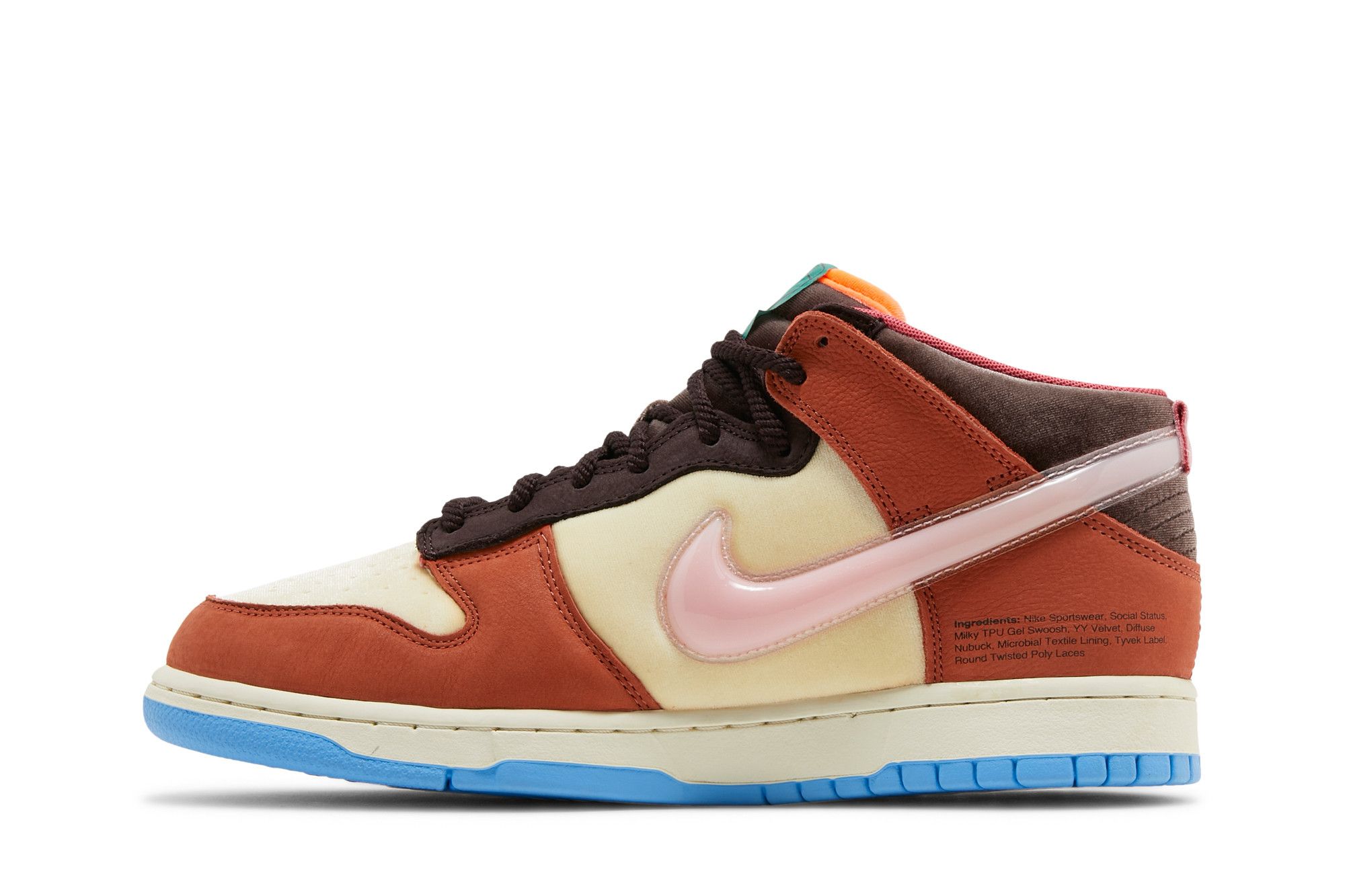 Shop Social Status x Nike Dunk Mid '巧克力牛奶' DJ1173-700