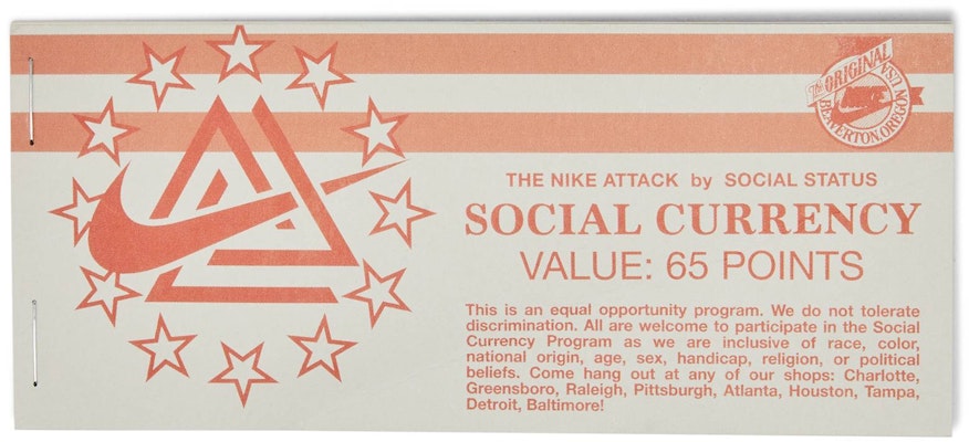 Social Status x Nike Mac Attack SP With Social Currency Stamp Booklet 'Silver Linings' DZ4636-101-BOOKLET 1