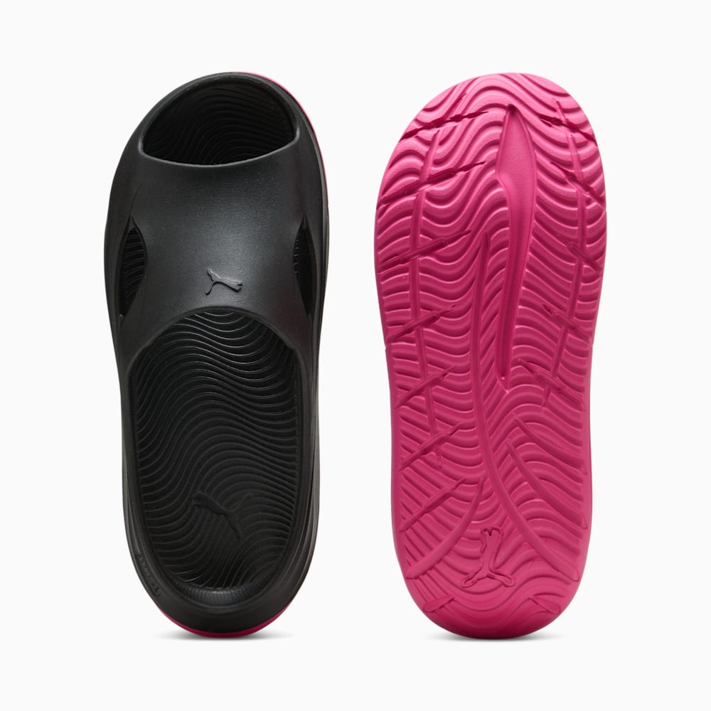 Shop Softride Zero G Slide PUMA 黑色-亮粉色 拖鞋 400343-05