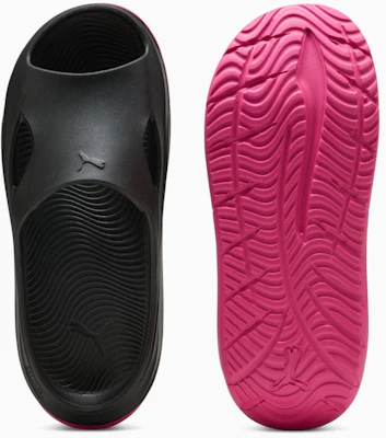 소프트라이드 제로 G 슬라이드 푸마 블랙-글로잉 핑크 400343-05 Shop 소프트라이드 제로 G 슬라이드 푸마 블랙-글로잉 핑크 400343-05