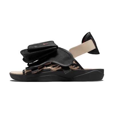 SoleFly Jordan LS Slide 'Black Sport Red'