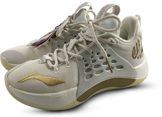 Li-Ning Sonic 7 Low x CBA Player Edition 'White gold' ABAP033-V Lookbook Li-Ning Sonic 7 Low x CBA Player Edition 'White gold' ABAP033-V