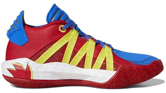 adidas Dame 6 耐磨防滑實戰籃球鞋 男女同款 藍紅 Order adidas Dame 6 耐磨防滑實戰籃球鞋 男女同款 藍紅