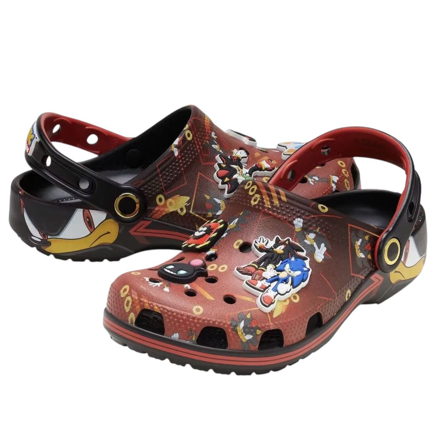 Lookbook Sonic the Hedgehog x Crocs Classic Clog ''Shadow'' - Kasut Crocs Sonic ''Shadow'' 211465-90H