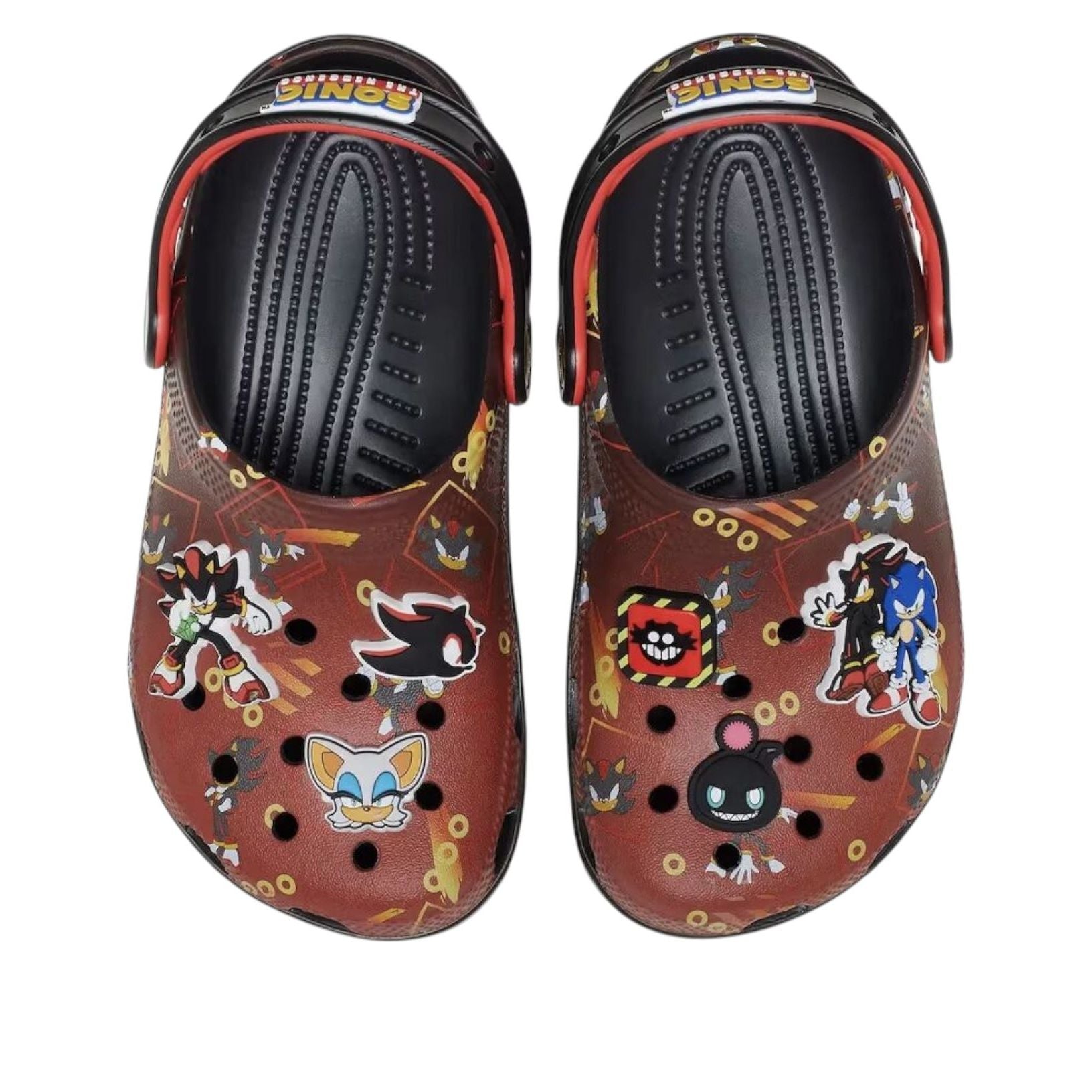 Shop Sonic the Hedgehog x Crocs Classic Clog ''Shadow'' - Kasut Crocs Sonic ''Shadow'' 211465-90H