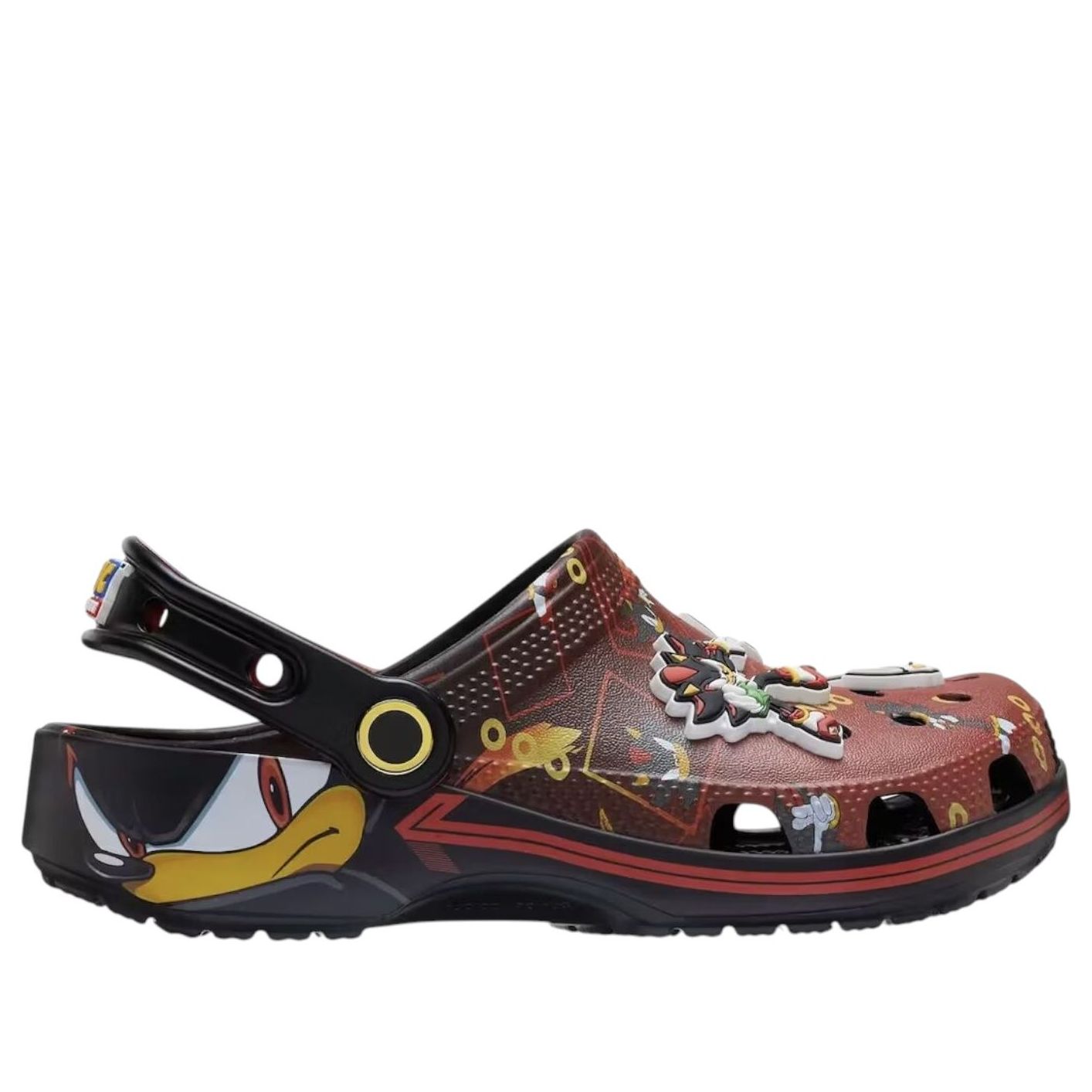 Sizing Sonic the Hedgehog x Crocs Classic Clog ''Shadow'' - Kasut Crocs Sonic ''Shadow'' 211465-90H