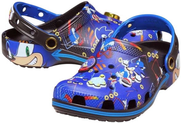 Sonic x Crocs Zuecos Clásicos Sonic El Erizo ¡A Toda Velocidad! 211209-90H Order Sonic x Crocs Zuecos Clásicos Sonic El Erizo ¡A Toda Velocidad! 211209-90H