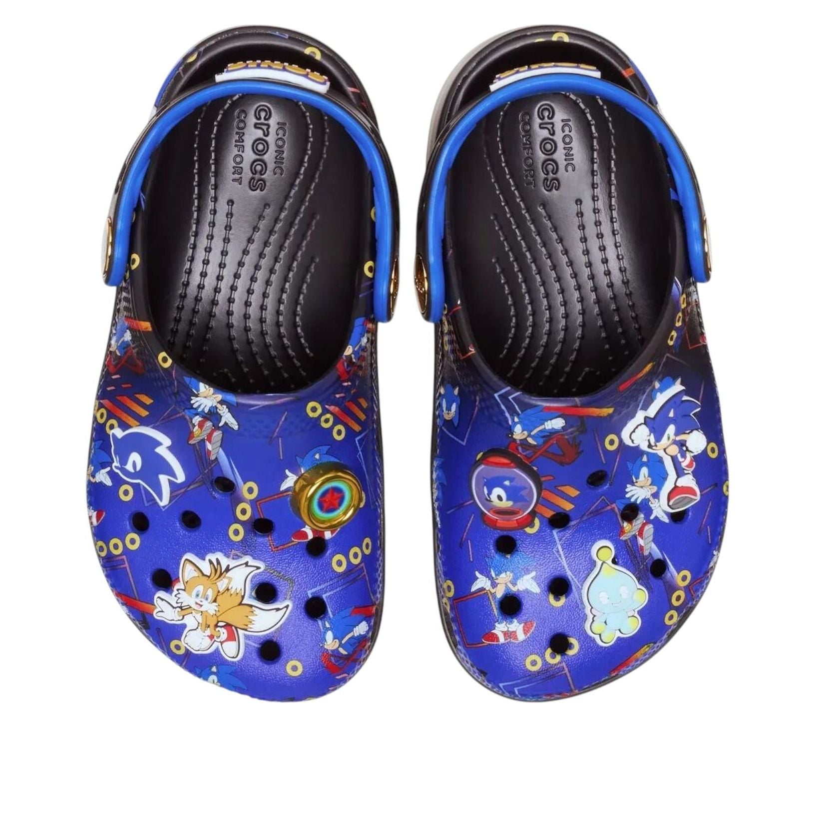 Lookbook Sonic x Crocs Zuecos Clásicos Sonic El Erizo ¡A Toda Velocidad! 211209-90H