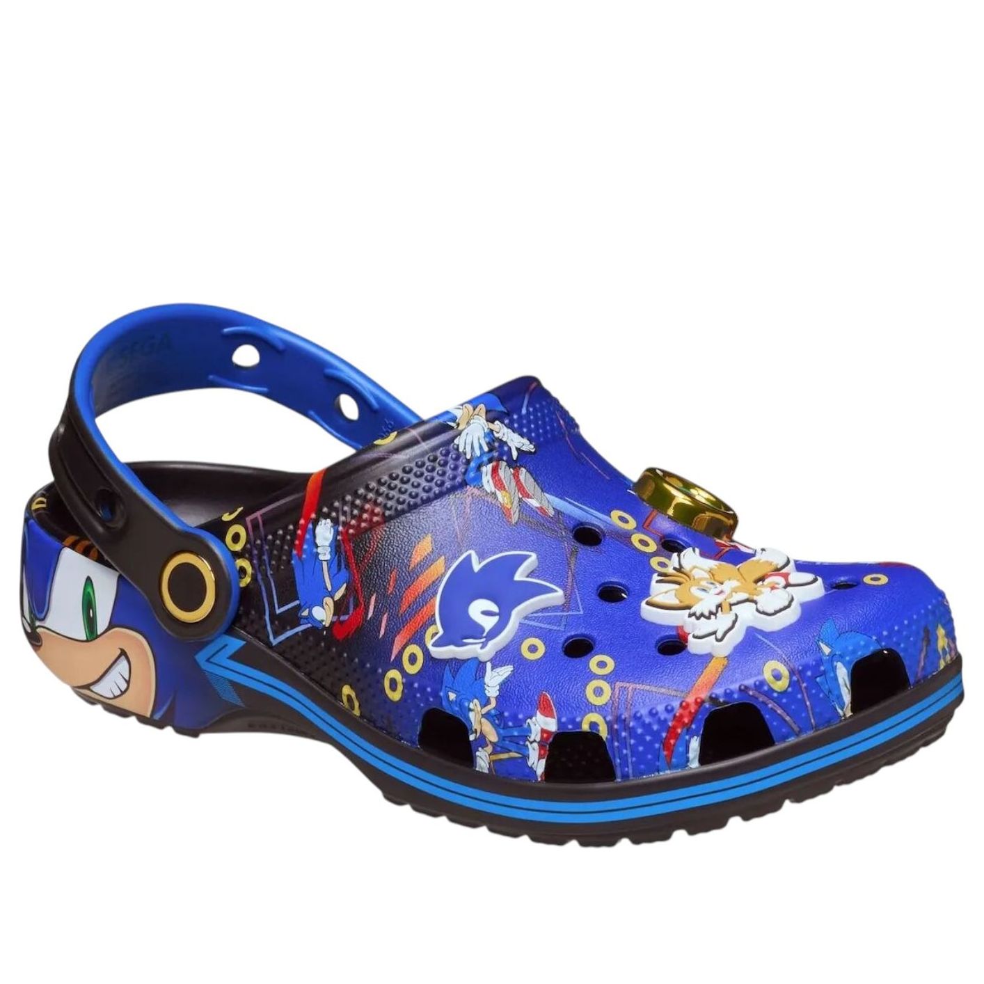 Shop Sonic x Crocs Zuecos Clásicos Sonic El Erizo ¡A Toda Velocidad! 211209-90H