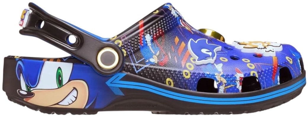 Sonic x Crocs Zuecos Clásicos Sonic El Erizo ¡A Toda Velocidad! 211209-90H Sizing Sonic x Crocs Zuecos Clásicos Sonic El Erizo ¡A Toda Velocidad! 211209-90H