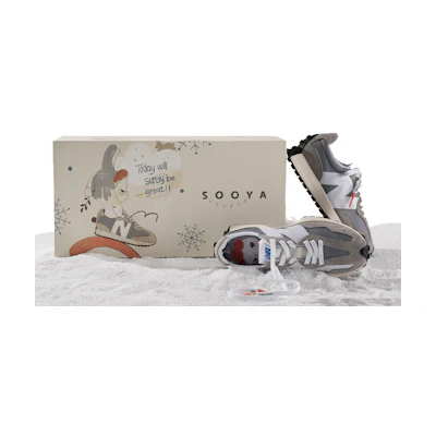 NB KIKS SooyaStudio 327 Shoes Grey 'Cement'