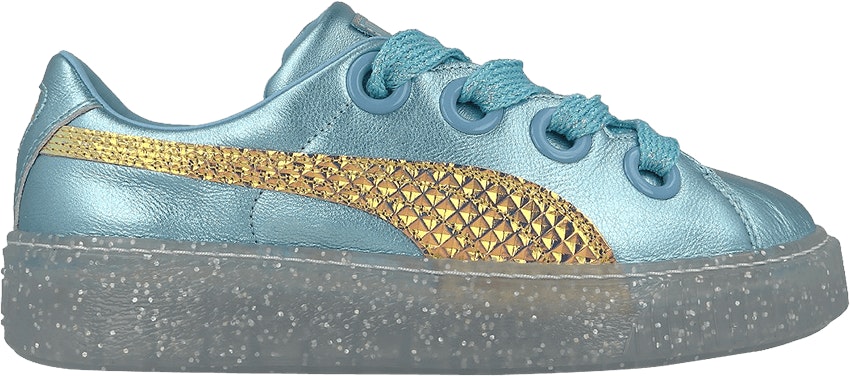Puma top platform glitter