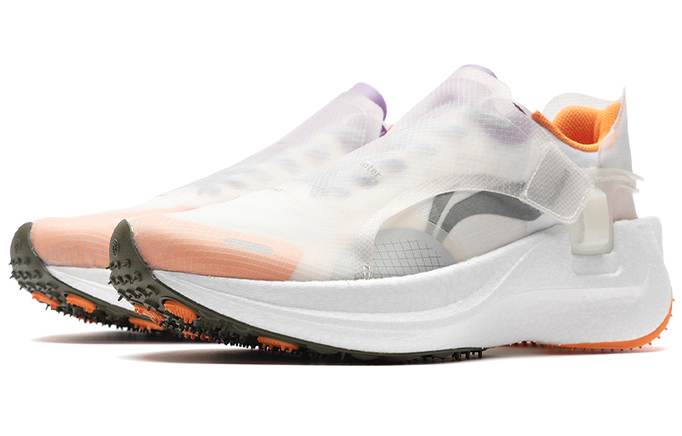 Lookbook Soulland x LiNing李寧 游俠 鸂 減震輕便耐磨 低筒 跑步鞋 白橙