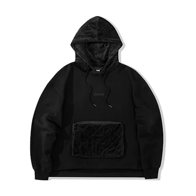 Spalding 3D Pocket Pullover Hoodie Black (Unisex) LAW03SH006-15