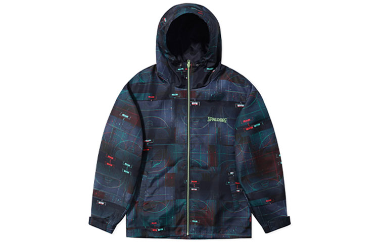 Spalding Basketball Hoodie Jacket Blue Unisex LBS01JK006-15