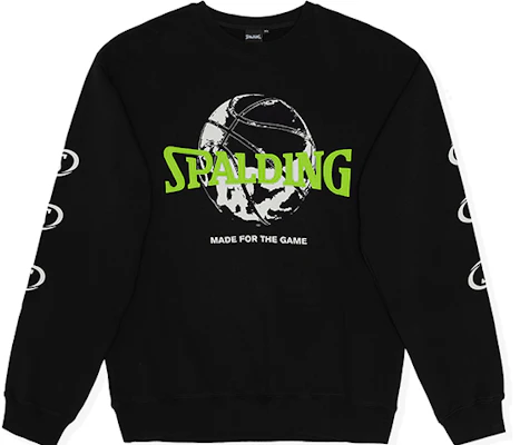 Spalding Basketball Logo Sweatshirt Hitam - Crewneck Kasual Unisex LBW00SW011-15 Buy Spalding Basketball Logo Sweatshirt Hitam - Crewneck Kasual Unisex LBW00SW011-15