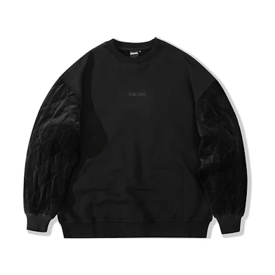 Spalding Basketball Pullover Sweatshirt Black - Unisex Casual Style LAW03SW006-15