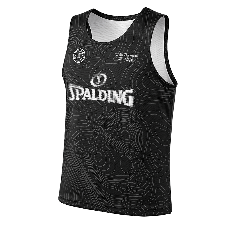 Spalding Basketball Tank Top Unisex - Quick-Dry Mesh for Training & Street Style. 261112032-VSE011